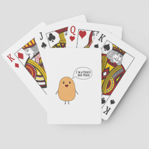 I'm a potato and proud playing cards