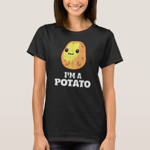 I'm A Potato Potatoes Vegetables Chips Eater Graph T-Shirt
