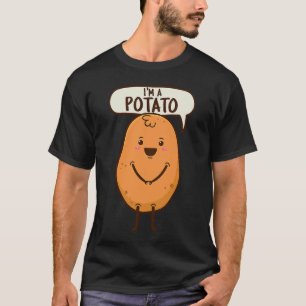 I'm A Potato Spud Vegan Root Vegetable Tater Idea T-Shirt