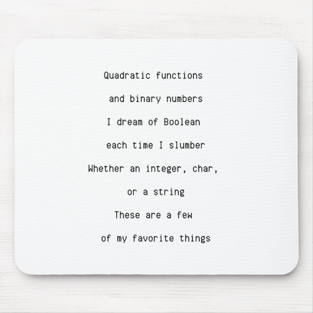 I'm A Programmer Mouse Pad (Front)