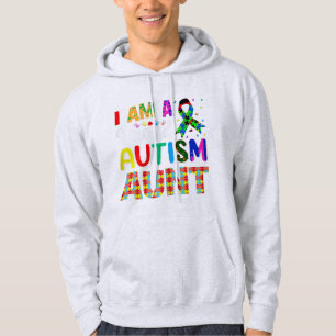 I'm a proud autism aunt design for autism aunties  hoodie