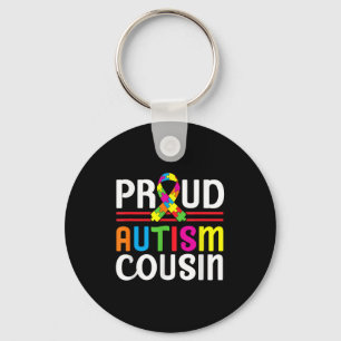 Im A Proud Autism Cousin - Autism Awareness Key Ring