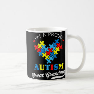 I'm A Proud Great Grandma Autism Awareness Autisti Coffee Mug