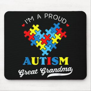 I'm A Proud Great Grandma Autism Awareness Autisti Mouse Pad