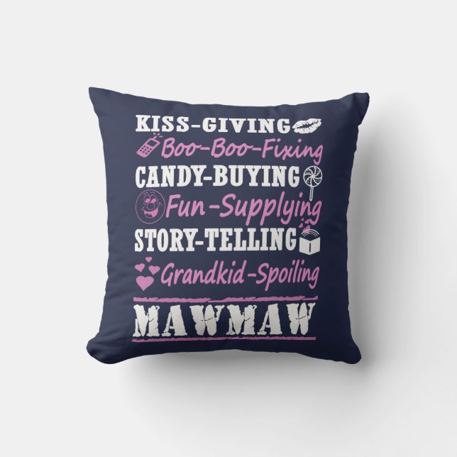 I'M A PROUD MAWMAW! CUSHION (Front)