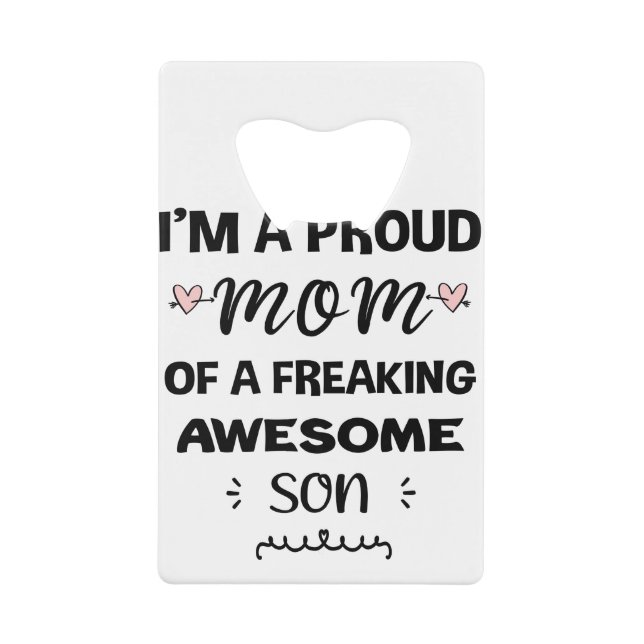 Im A Proud Mum Of A Freaking Awesome Son (Front)