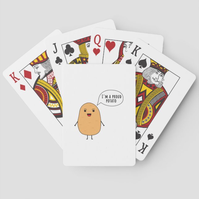 I'm a proud potato playing cards (Back)