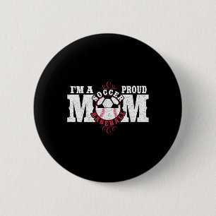 I'm A Proud Soccer Sell Mum 6 Cm Round Badge