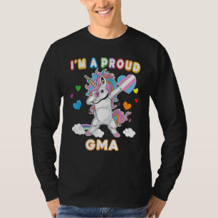 I'm A Proud Transgender Gma Lgbt Pride Dabbing Uni T-Shirt