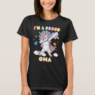I'm A Proud Transgender Gma Lgbt Pride Dabbing Uni T-Shirt