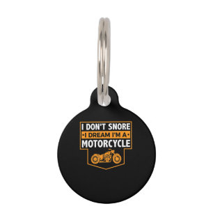 Im A Real Motorcyclist Gift For Motorcycle Lovers. Pet Tag