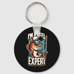 I'm A Reel Expert Fishing Design Key Ring