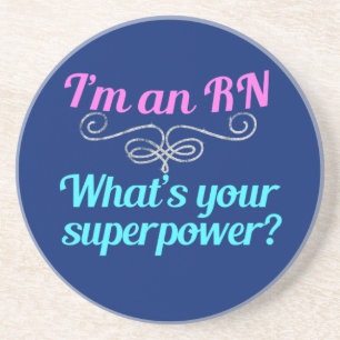I'm a RN Superhero Coaster
