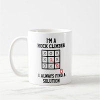 Im A Rock Climber I Always Find A Solution Mug