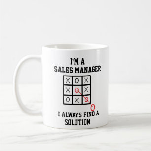 Im A Sales Manager I Always Find A Solution Mug