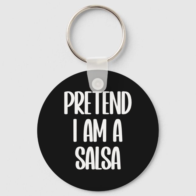 I'm A Salsa Halloween Costume  Key Ring (Front)