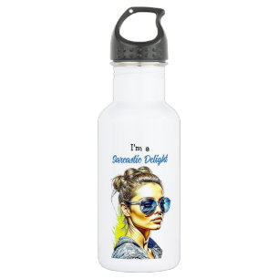 I'm a Sarcastic Delight Funny Humor 532 Ml Water Bottle