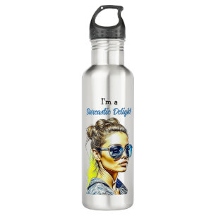 I'm a Sarcastic Delight Funny Humour 710 Ml Water Bottle