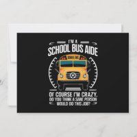 I'm A School Bus Aide Funny Back to School