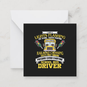 im a school bus driver back to school gift card