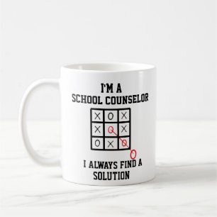 Im A School Counsellor I Always Find A Solution Mu Coffee Mug