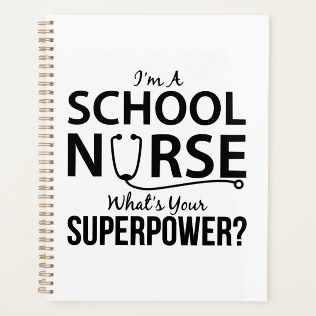 I'm a School Nurse Planner (Front)