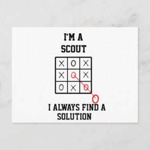Im A Scout I Always Find A Solution  Postcard