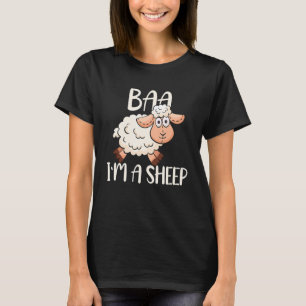 I'm A Sheep Costume For A Lamb Farmer Farming Baa T-Shirt