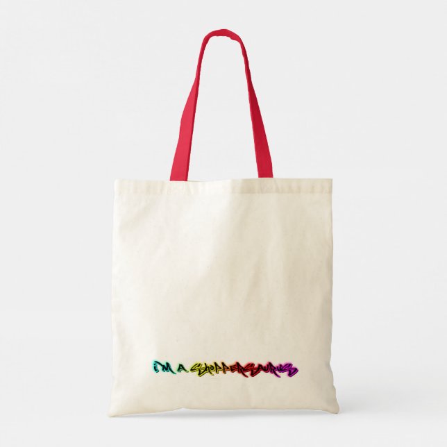 Im a shoppersaurus by Bad Dino Tote Bag (Back)