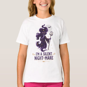 I'm a Silent Night-Mare Halloween Design T-Shirt