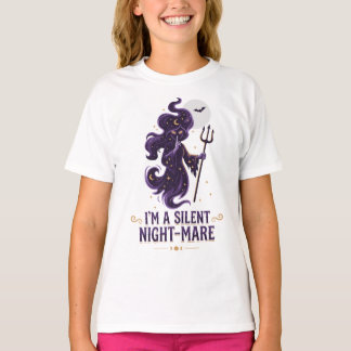 I'm a Silent Night-Mare Halloween Design T-Shirt