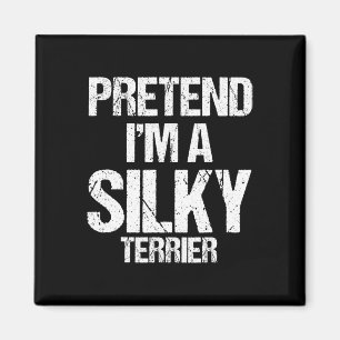 I'm A Silky Terrier Funny Halloween Dog Costume Magnet