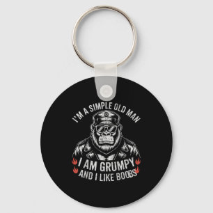 I'm a simple old man i am grumpy and i like bobs key ring