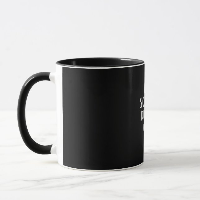 I'm a Socially Distant Goat Funny Halloween Mug (Left)