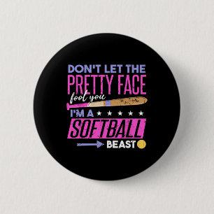 I'm A Softll Beast Softll Player Softll 6 Cm Round Badge