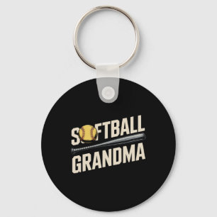 I'm A Softll Grandma Love Every Inning Played Key Ring