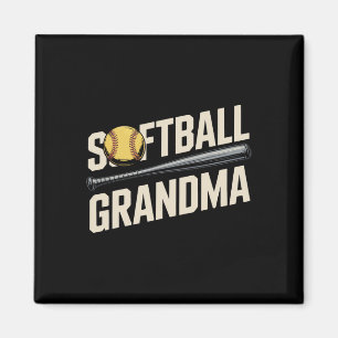 I'm A Softll Grandma Love Every Inning Played  Magnet