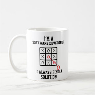 Im A Software Developer I Always Find A Solution  Coffee Mug