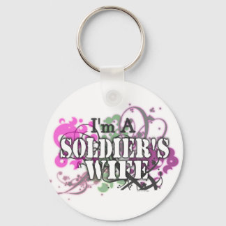 I'm a Soldier's Wife Key Ring