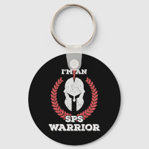 I'm A Sps Warrior Stiff Person Syndrome Awareness Key Ring