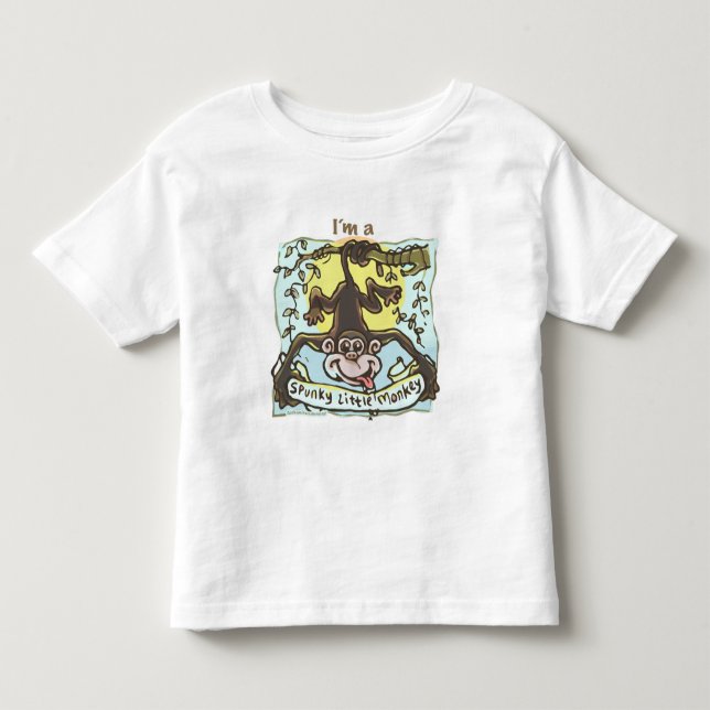 I'm a spunky little monkey shirt (Front)
