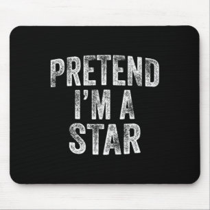 I'm A Star Costume Family Lazy Halloween Party Sta Mouse Pad