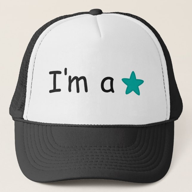 I'm a Star gifts customizable Trucker Hat (Front)