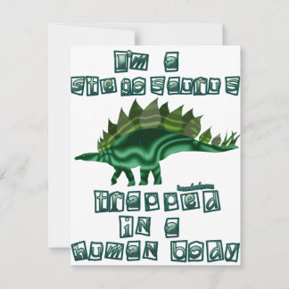 I'm a Stegosaurus