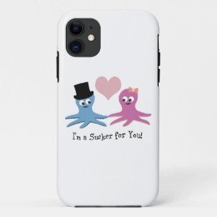 I'm a sucker for you! Cute Octopi iPhone 11 Case