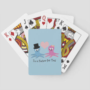 I'm a sucker for you! Cute Octopi Playing Cards