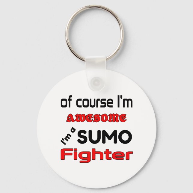 I'm a Sumo Fighter Key Ring (Front)