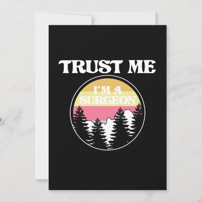 I'm A Surgeon Surgery Medical Doctor Neurology Gra Thank You Card (Front)