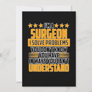 I'm A Surgeon Surgery Medical Doctor Neurology Gra Thank You Card