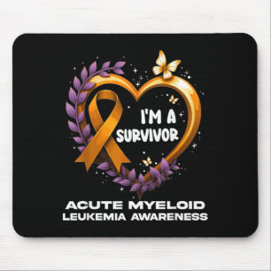 Im A Survivor Acute Myeloid Leukaemia Awareness Mouse Pad